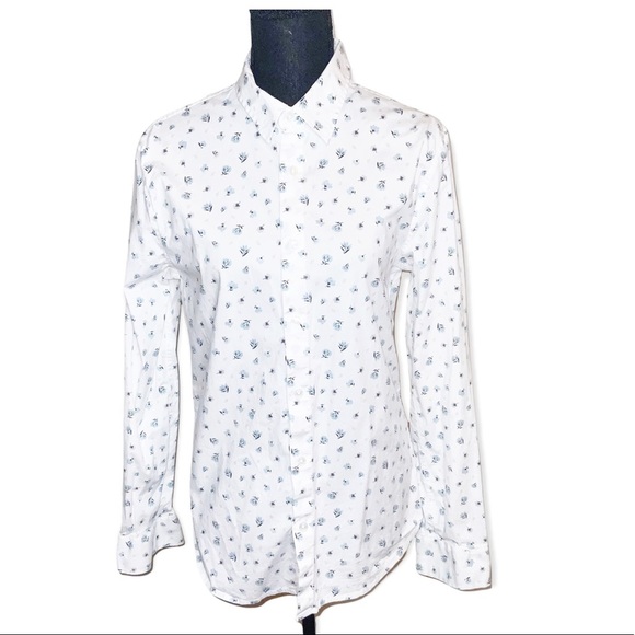 Guess slim flit floral button down - Picture 3 of 8